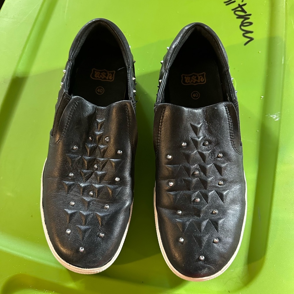 Studded Fashion Slip-On Sneakers